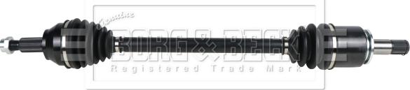 Borg & Beck BDS1268 - Приводний вал autozip.com.ua