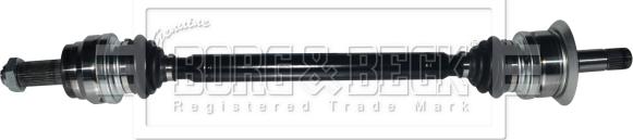 Borg & Beck BDS1283 - Приводний вал autozip.com.ua