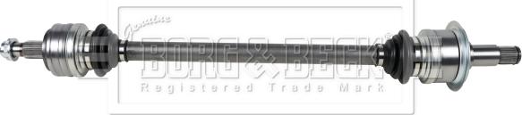 Borg & Beck BDS1276 - Приводний вал autozip.com.ua