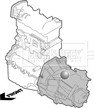 Borg & Beck BEM3396 - Подушка, підвіска двигуна autozip.com.ua