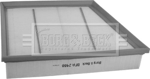 Borg & Beck BFA2488 - Повітряний фільтр autozip.com.ua