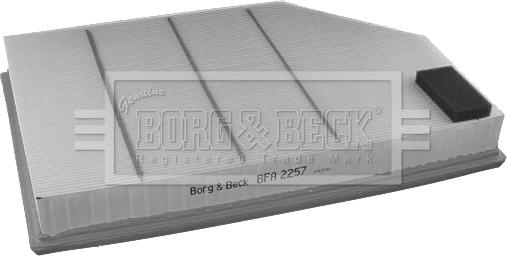 Borg & Beck BFA2257 - Повітряний фільтр autozip.com.ua