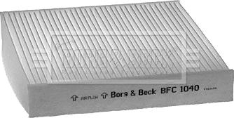 Borg & Beck BFC1040 - Фільтр, повітря у внутрішній простір autozip.com.ua
