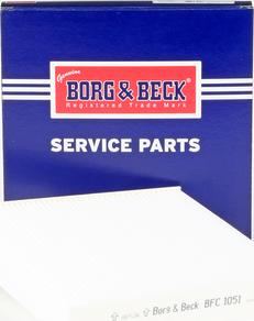 Borg & Beck BFC1051 - Фільтр, повітря у внутрішній простір autozip.com.ua