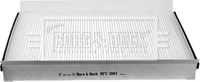 Borg & Beck BFC1061 - Фільтр, повітря у внутрішній простір autozip.com.ua