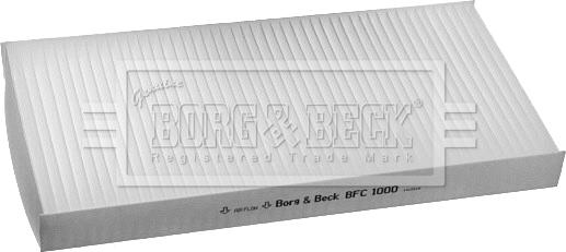 Borg & Beck BFC1000 - Фільтр, повітря у внутрішній простір autozip.com.ua