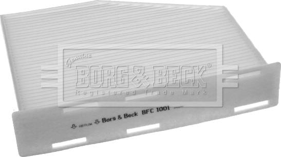 Borg & Beck BFC1001 - Фільтр, повітря у внутрішній простір autozip.com.ua