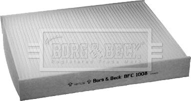 Borg & Beck BFC1008 - Фільтр, повітря у внутрішній простір autozip.com.ua