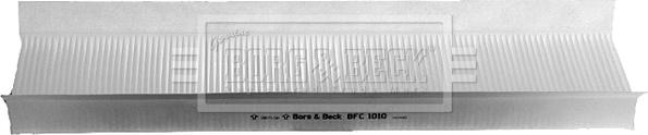 Borg & Beck BFC1010 - Фільтр, повітря у внутрішній простір autozip.com.ua