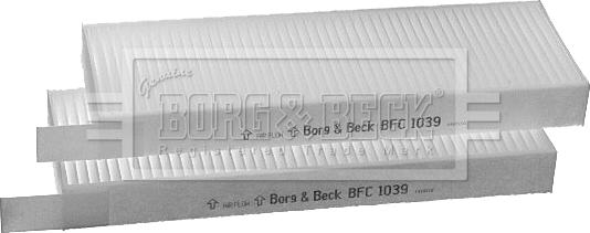 Borg & Beck BFC1039 - Фільтр, повітря у внутрішній простір autozip.com.ua