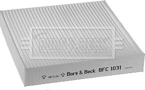 Borg & Beck BFC1031 - Фільтр, повітря у внутрішній простір autozip.com.ua