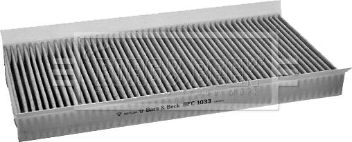 Borg & Beck BFC1033 - Фільтр, повітря у внутрішній простір autozip.com.ua