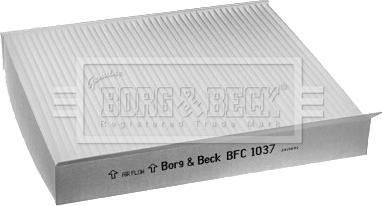 Borg & Beck BFC1037 - Фільтр, повітря у внутрішній простір autozip.com.ua