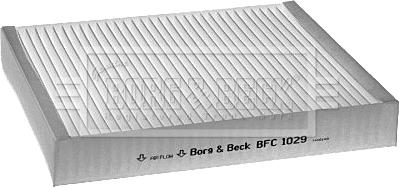 Borg & Beck BFC1029 - Фільтр, повітря у внутрішній простір autozip.com.ua