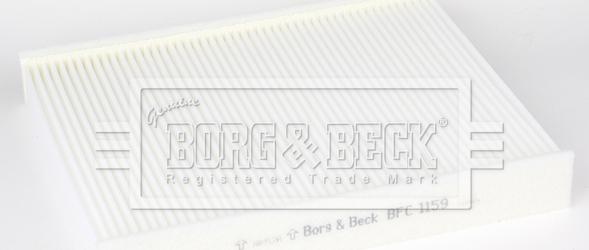 Borg & Beck BFC1159 - Фільтр, повітря у внутрішній простір autozip.com.ua