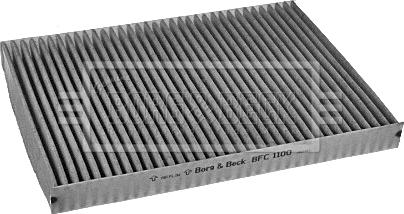 Borg & Beck BFC1100 - Фільтр, повітря у внутрішній простір autozip.com.ua
