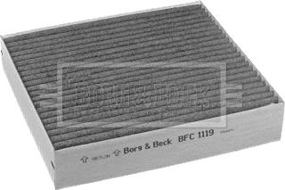 Borg & Beck BFC1119 - Фільтр, повітря у внутрішній простір autozip.com.ua