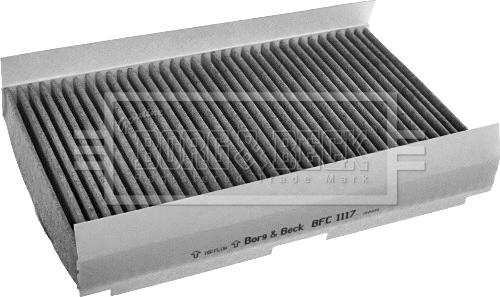 Borg & Beck BFC1117 - Фільтр, повітря у внутрішній простір autozip.com.ua