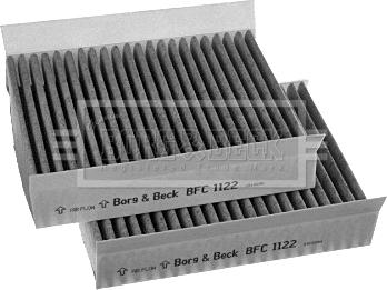 Borg & Beck BFC1122 - Фільтр, повітря у внутрішній простір autozip.com.ua