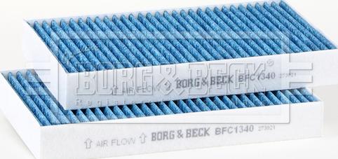 Borg & Beck BFC1340 - Фільтр, повітря у внутрішній простір autozip.com.ua