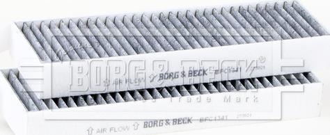 Borg & Beck BFC1341 - Фільтр, повітря у внутрішній простір autozip.com.ua