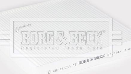 Borg & Beck BFC1343 - Фільтр, повітря у внутрішній простір autozip.com.ua