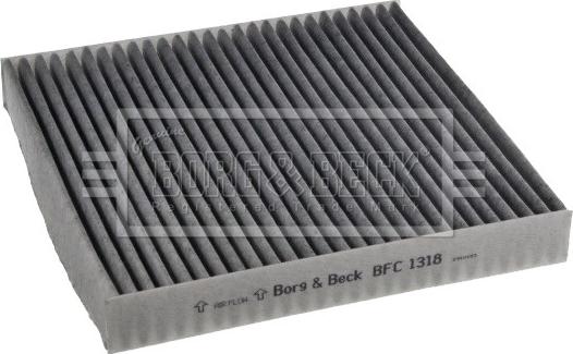 Borg & Beck BFC1318 - Фільтр, повітря у внутрішній простір autozip.com.ua