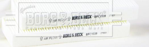 Borg & Beck BFC1339 - Фільтр, повітря у внутрішній простір autozip.com.ua