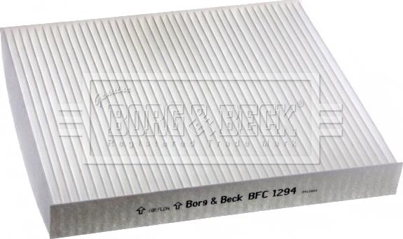 Borg & Beck BFC1294 - Фільтр, повітря у внутрішній простір autozip.com.ua