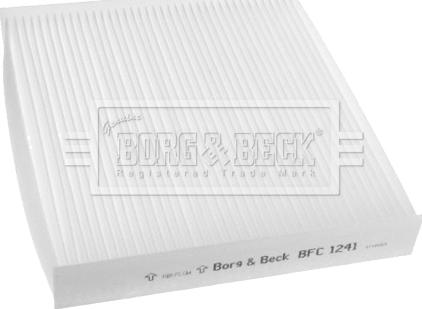 Borg & Beck BFC1241 - Фільтр, повітря у внутрішній простір autozip.com.ua