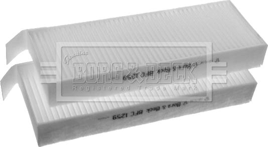 Borg & Beck BFC1259 - Фільтр, повітря у внутрішній простір autozip.com.ua