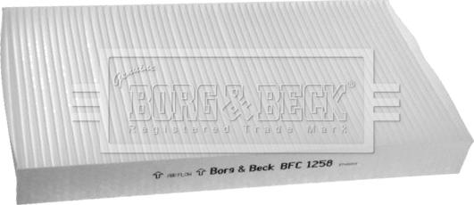 Borg & Beck BFC1258 - Фільтр, повітря у внутрішній простір autozip.com.ua
