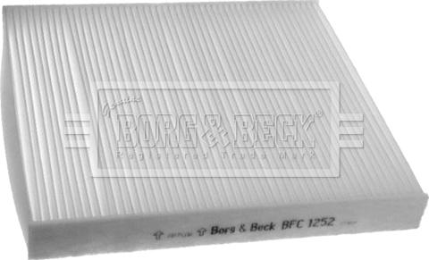 Borg & Beck BFC1252 - Фільтр, повітря у внутрішній простір autozip.com.ua