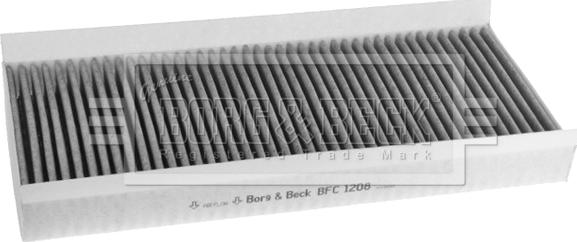 Borg & Beck BFC1208 - Фільтр, повітря у внутрішній простір autozip.com.ua