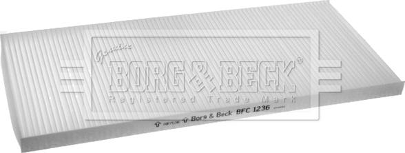 Borg & Beck BFC1236 - Фільтр, повітря у внутрішній простір autozip.com.ua