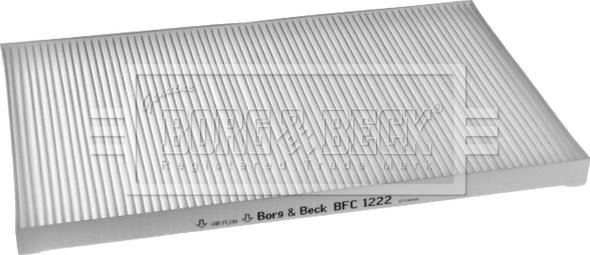 Borg & Beck BFC1222 - Фільтр, повітря у внутрішній простір autozip.com.ua