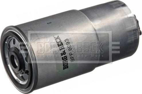 Borg & Beck BFF8093 - Паливний фільтр autozip.com.ua