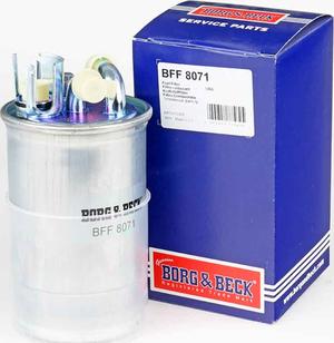 Borg & Beck BFF8071 - Паливний фільтр autozip.com.ua