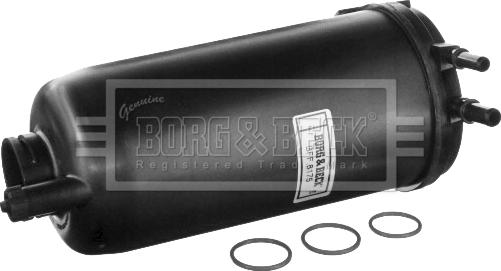 Borg & Beck BFF8175 - Паливний фільтр autozip.com.ua