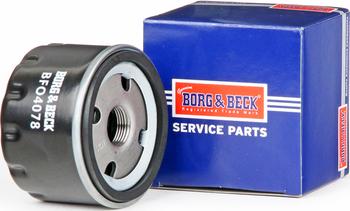 Borg & Beck BFO4078 - Масляний фільтр autozip.com.ua