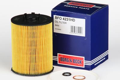 Borg & Beck BFO4231HD - Масляний фільтр autozip.com.ua