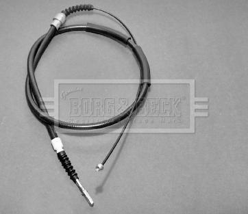 Borg & Beck BKB1076 - Трос, гальмівна система autozip.com.ua
