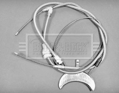 Borg & Beck BKB1152 - Трос, гальмівна система autozip.com.ua