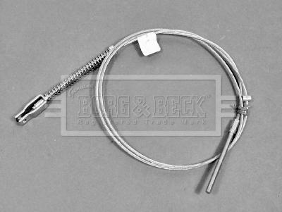 Borg & Beck BKB1386 - Трос, гальмівна система autozip.com.ua