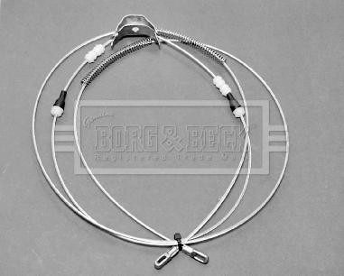 Borg & Beck BKB1209 - Трос, гальмівна система autozip.com.ua