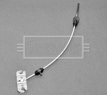 Borg & Beck BKB1700 - Трос, гальмівна система autozip.com.ua