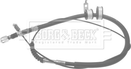 Borg & Beck BKB1712 - Трос, гальмівна система autozip.com.ua