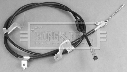 Borg & Beck BKB3553 - Трос, гальмівна система autozip.com.ua