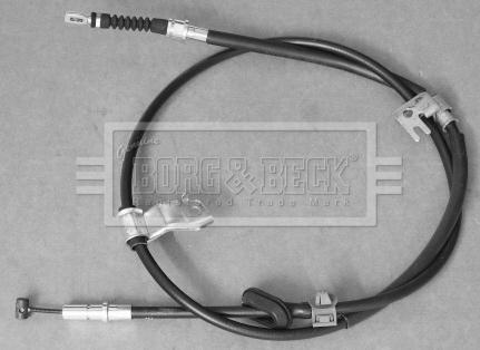 Borg & Beck BKB3539 - Трос, гальмівна система autozip.com.ua