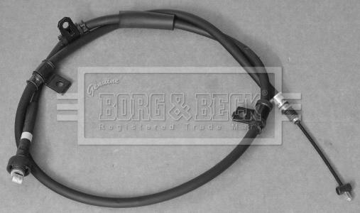 Borg & Beck BKB3578 - Трос, гальмівна система autozip.com.ua